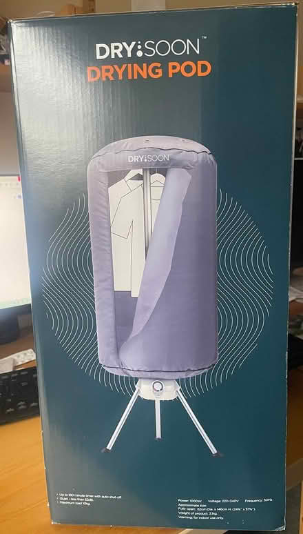 Photo of free Dry:Soon Drying Pod (Liverpool L17 near Jericho L) #1