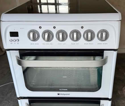 Photo of free Hotpoint double oven cooker, 49.5cm (South Harting) #3