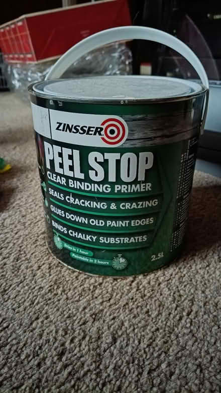 Photo of free 2.5l Tin of Peel Stop paint (Stanford le hope, SS17) #1