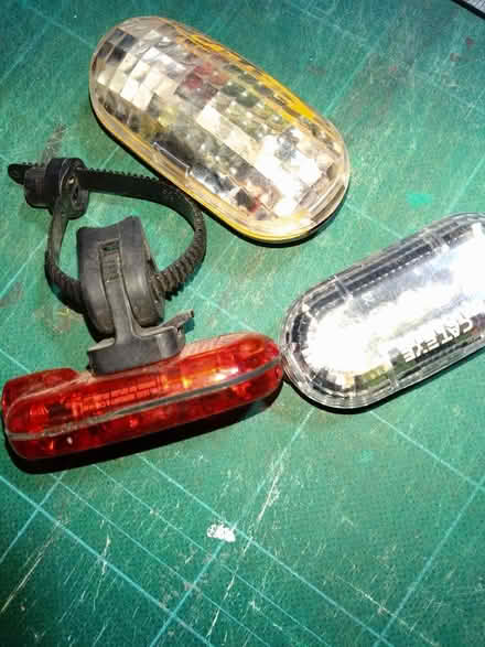 Photo of free Three bike lights in need of some TLC (Wallands Park BN7) #1