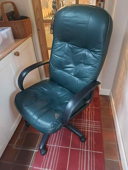 Photo of free Leather office chair (Chard) #1