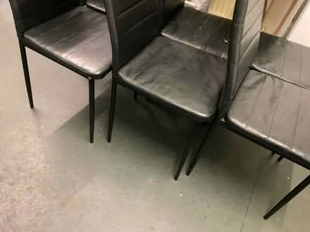 Photo of free Metal dining room chairs (E7) #4