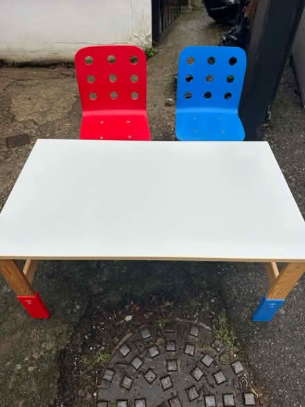 Photo of free Children's Table and Chairs (Bletchingley RH1) #1