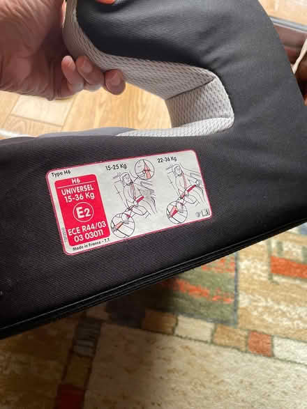 Photo of free Car seat (RG6) #1