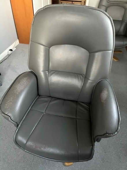 Photo of free Two Comfy Swivel Chairs in Grey (Barton DL10) #1