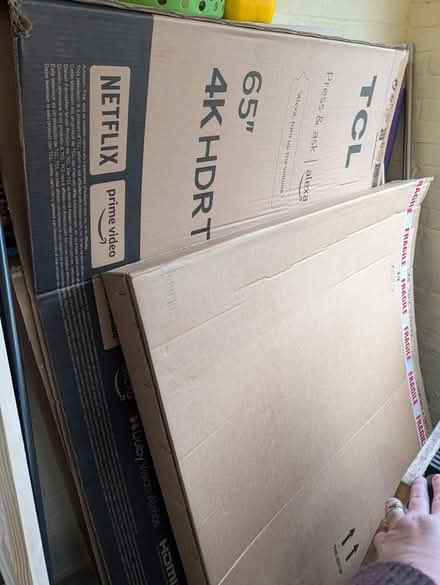 Photo of free TV box and other random boxes (EX4) #1