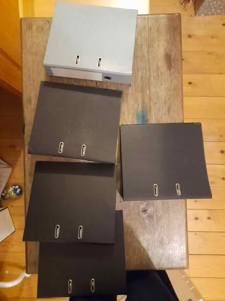 Photo of free 5 x lever arch files (Dun Laoghaire A96) #1