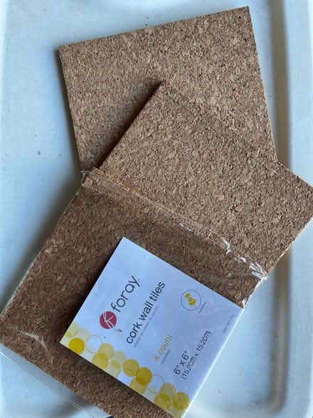 Photo of free 3 cork tiles (Harbor Bay) #1