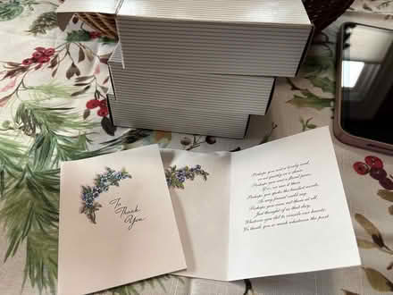 Photo of free Sympathy thank you cards (Drexel Hill) #1