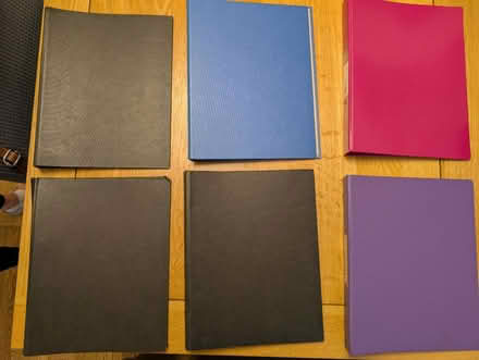 Photo of free Six 2 ring ring binders (RH16) #1