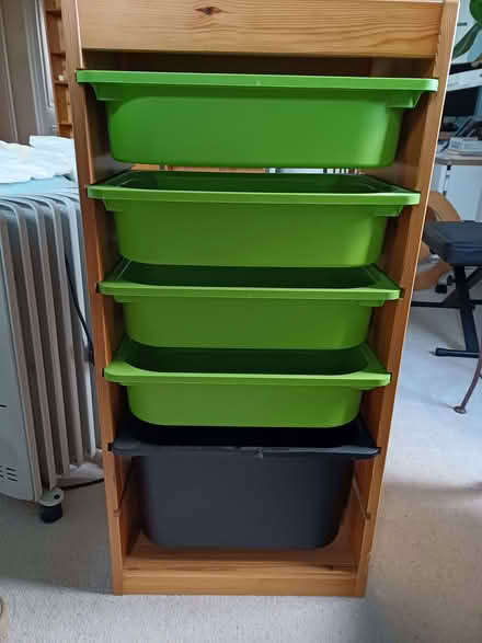 Photo of free Upright Ikea shelf unit with drawers (Appleby-in-Westmorland CA16) #1