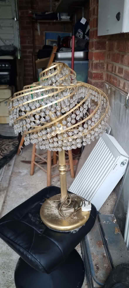 Photo of free Glamorous Tall Table Lamp Brass (Ravensbourne BR1) #1