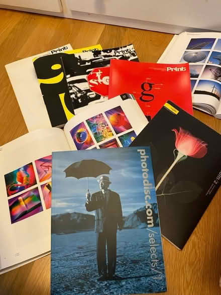 Photo of free Lot Print, Photodisc catalogs (NE Ballard) #1