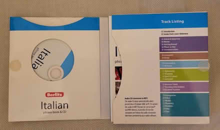 Photo of free Italian phrase book and CD (Caversham RG4) #3