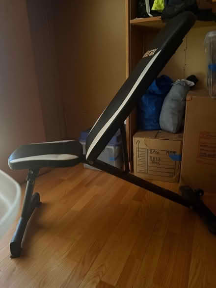 Photo of free Adjustable weight bench (Bedford, MA - north of center) #1