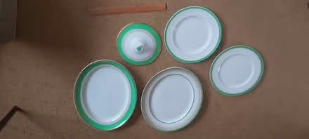 Photo of free Green-edged and gilt crockery (Ramsden Heath CM11) #1