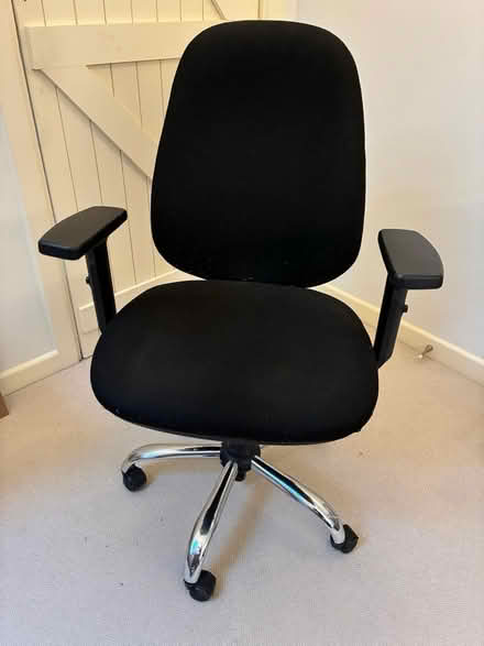Photo of free Black adjustable office chair (Yapton BN18) #1