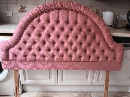 Photo of free Double Bed Headboard Pink (Hailsham BN27) #1