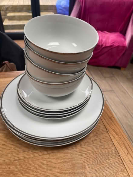 Photo of free 4 plates, bowls and side plates (West Bridgford NG2) #1