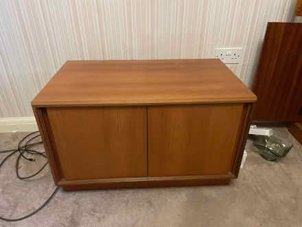 Photo of free TV/stereo cupboard G-plan (Clanville Grange TA24) #1