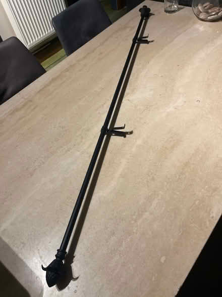 Photo of free Metal curtain pole 135cm (Heswall CH60) #1