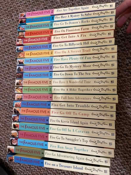 Photo of free Set of famous five books (Chapeltown S35) #1