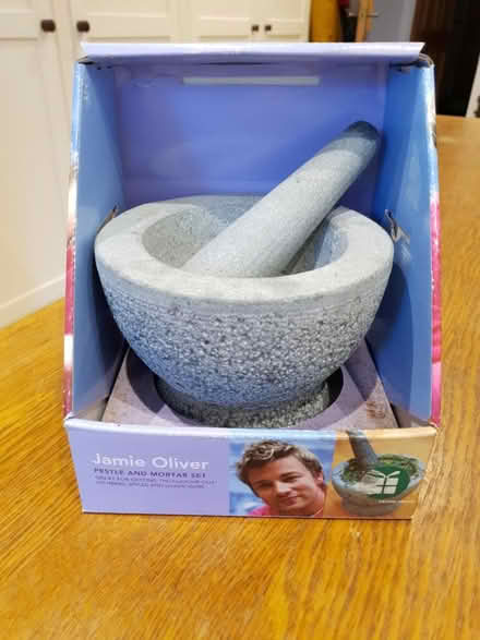 Photo of free Jamie Oliver pestle and mortar set (Bedford MK41) #1