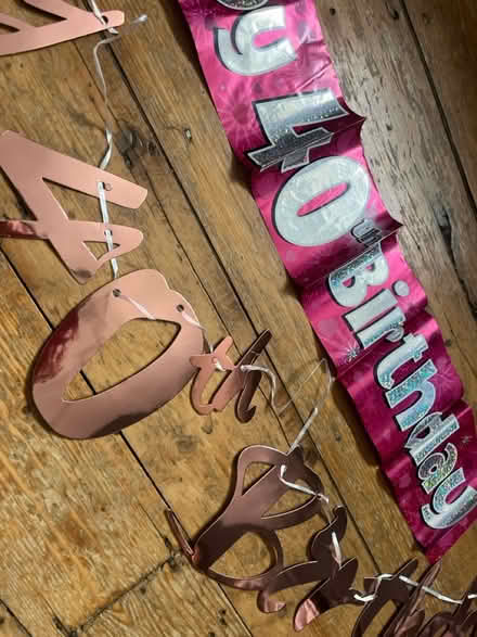 Photo of free Happy Birthday 40th Banners&Candles (Mitcham CR4) #4