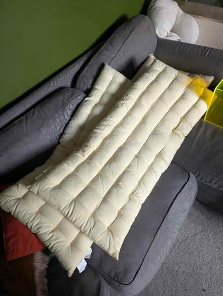 Photo of free 2 window seat cushions (Hove) #1