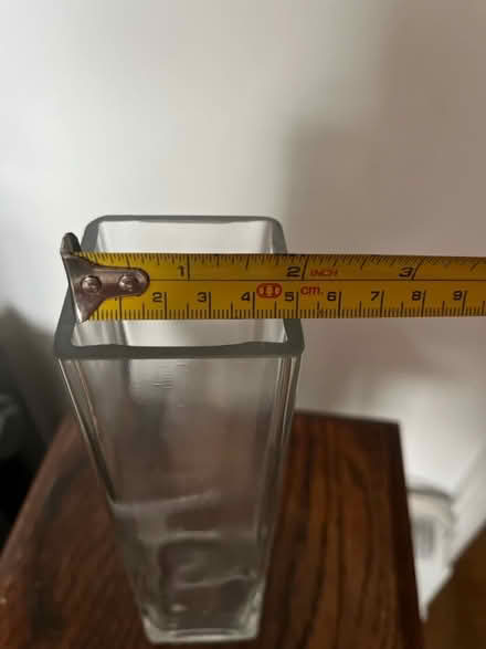 Photo of free Square Glass Vase - New (Mitcham CR4) #3