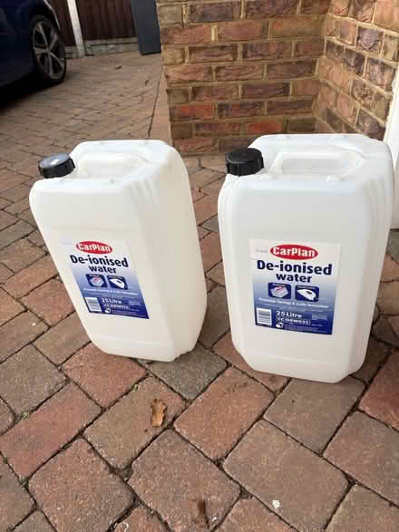 Photo of free 25 litre water containers (2) (Rayleigh SS6) #1