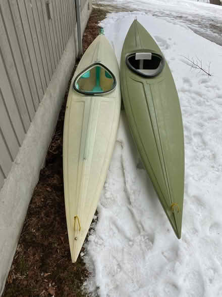 Photo of free 2 Kayaks +oars (Sutton, Quebec) #1