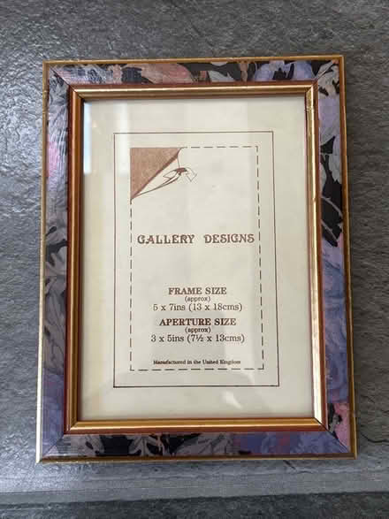 Photo of free Small picture frame 5x7 inches (Shenley Fields B29) #1