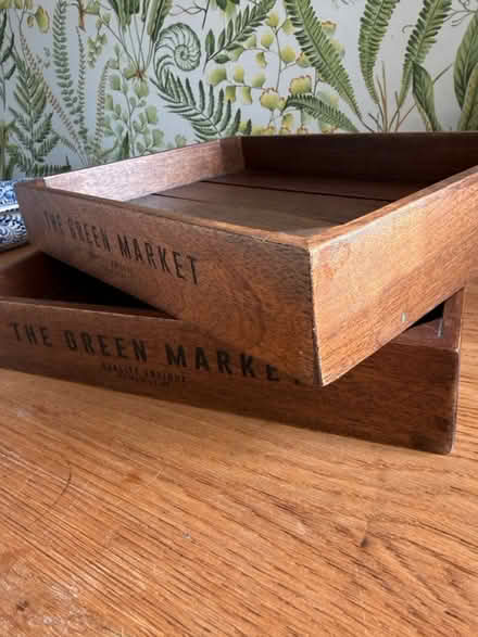 Photo of free 2 Small Wooden Trays (Portobello EH15) #2