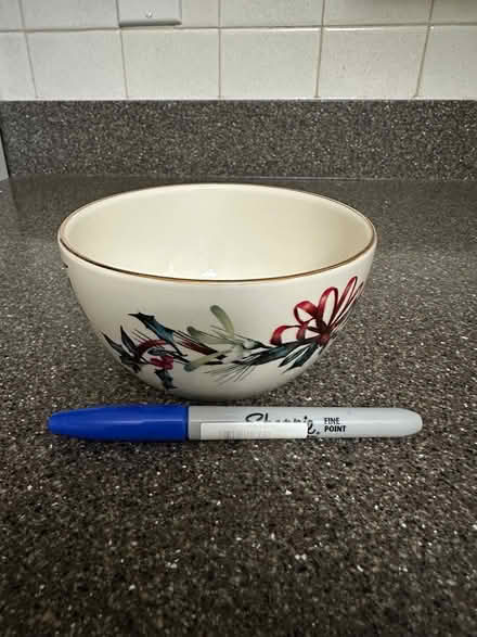 Photo of free Lenox Christmas Bowl (West Medford) #1