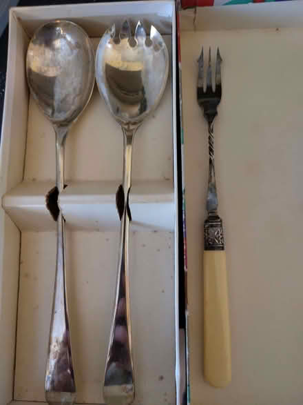 Photo of free Silver plated salad servers (Leeds LS13) #1