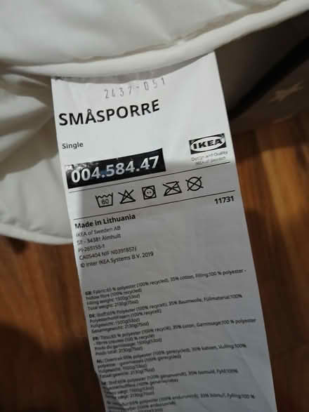 Photo of free Smasporre extra warm duvet, Ikea (Near Dollis Hill Station) #3
