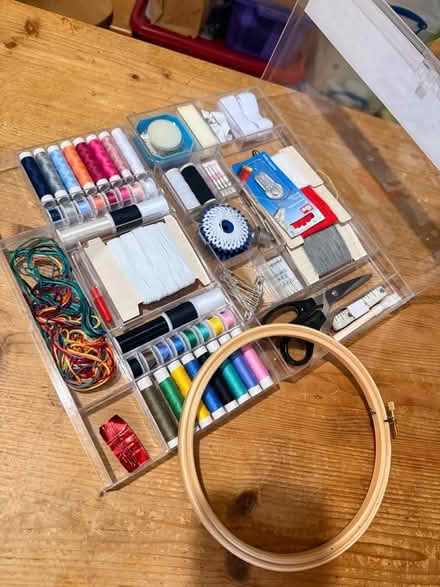Photo of free Sewing Kit and Embroidery Hoop (Temple Cowley OX4) #2