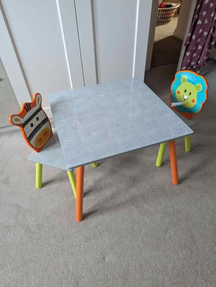 Photo of free Kids table and chairs (Great Salkeld CA11) #1