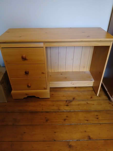 Photo of free Desk or dressing table. 105cm wide x 41cm deep x 73cm high (Central Lancaster LA1) #1