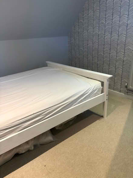 Photo of free Double bed and mattress (Hitchin Herts) #2
