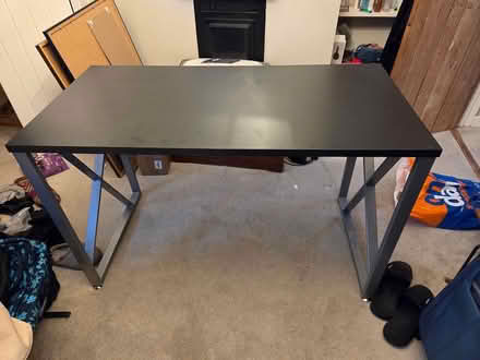 Photo of free Sturdy modern metal desk 120x60cm (GL53 Charlton Kings) #1