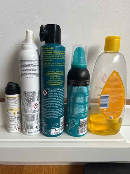 Photo of free Hair products mostly full (E2 Bethnal Green) #2