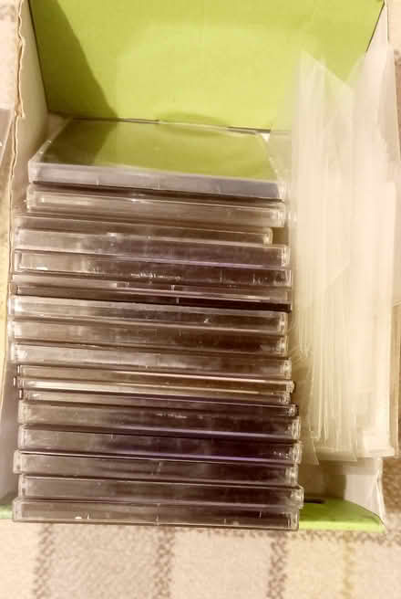 Photo of free CD cases & plastic covers. (Kents Bank LA11) #2