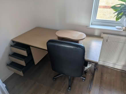 Photo of free Desk, desk chair and laptop stand (Hemel Hempstead) #2