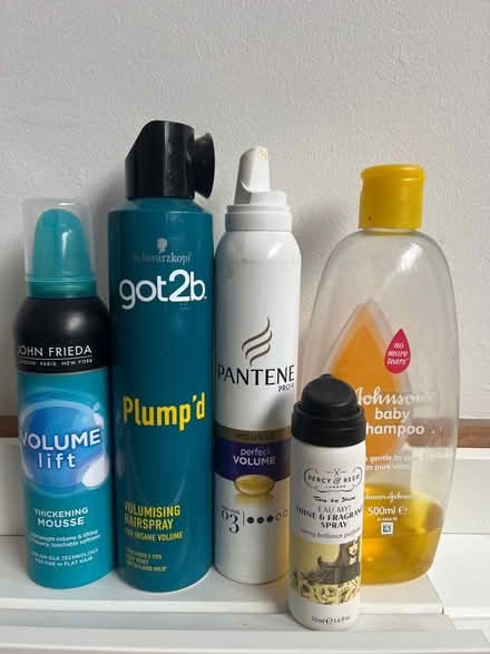 Photo of free Hair products mostly full (E2 Bethnal Green) #1
