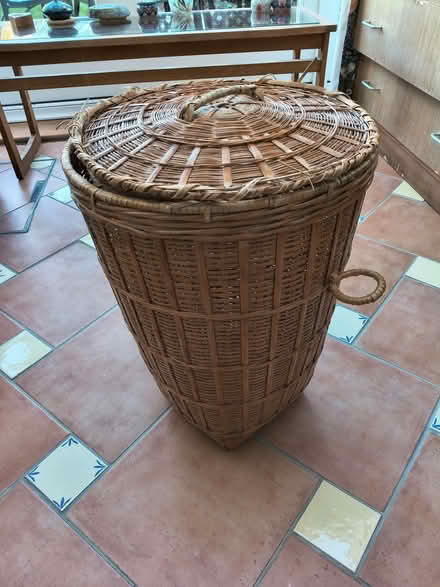 Photo of free Wicker linen basket (New Marston OX3) #1