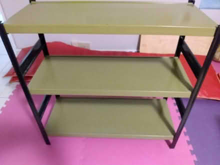 Photo of free Green metal shelf (South Keys) #1