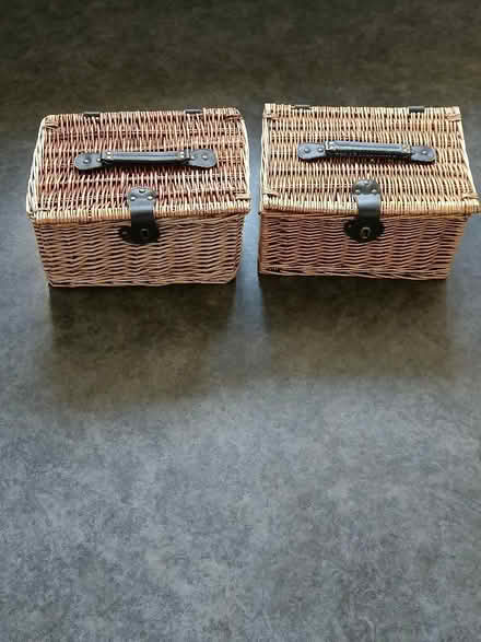 Photo of free 2 wicker hampers (Giffnock G46) #1