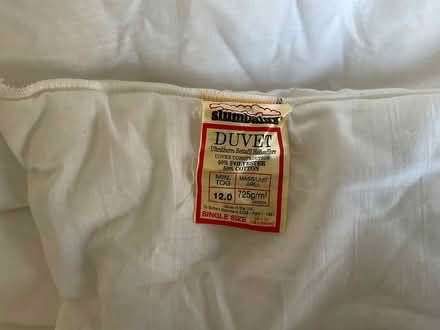Photo of free Single Slumberlux 12-tog duvet (Wimborne BH21) #2